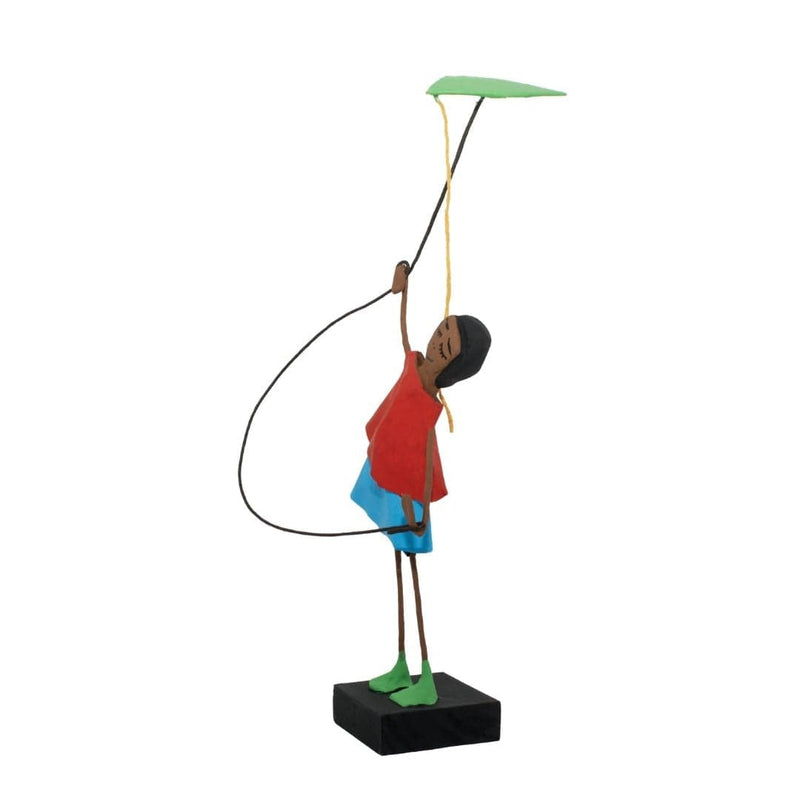 Escultura Brincadeira Infantil - Pipa Verde