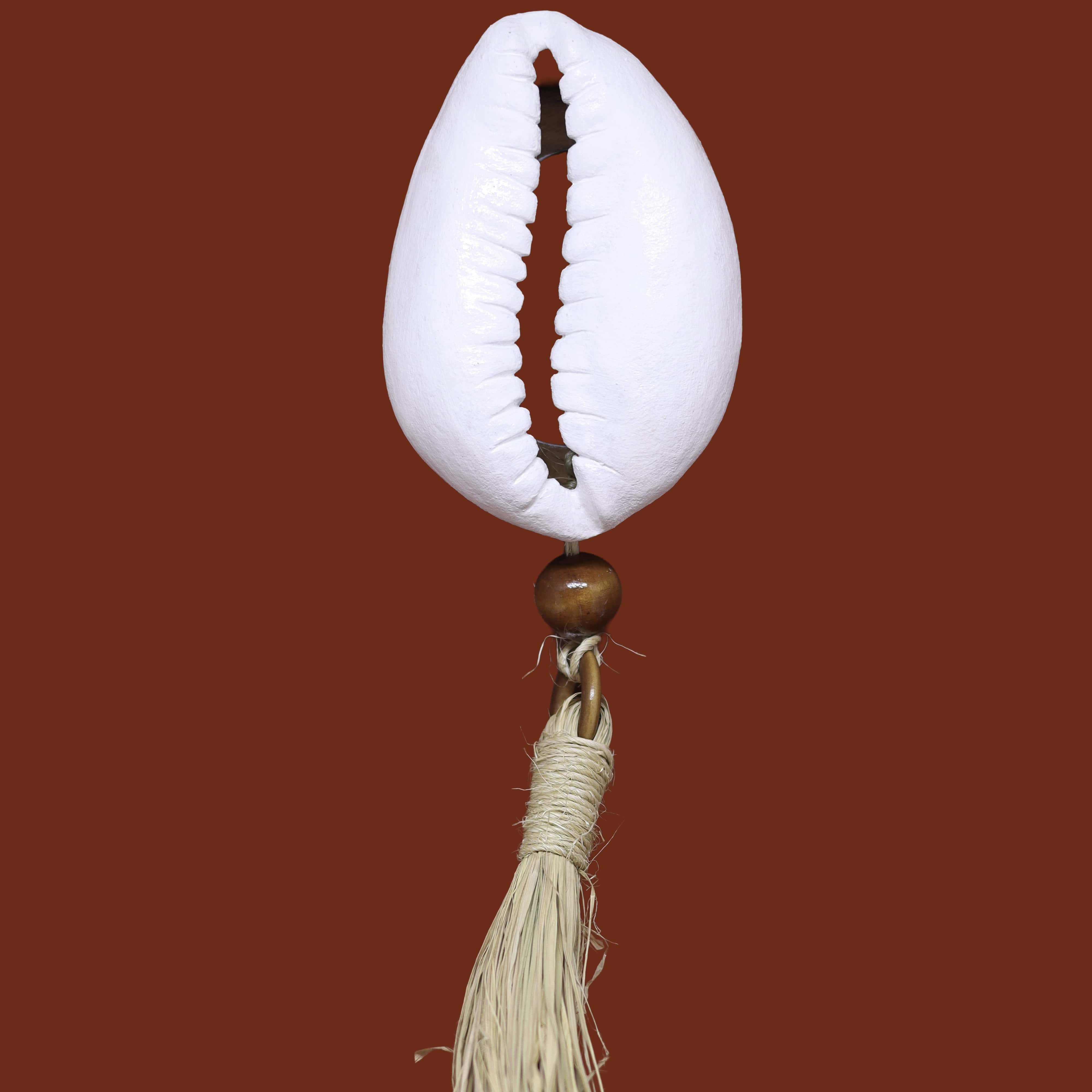 Escultura Búzio Palha em Cerâmica