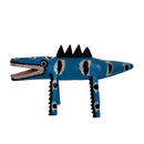 Escultura Calango em Madeira