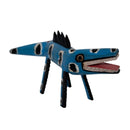 Escultura Calango em Madeira