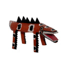 Escultura Calango em Madeira