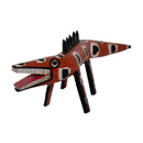 Escultura Calango em Madeira