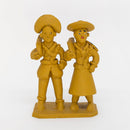 Escultura Casal Lampião e M. Bonita em Cerâmica