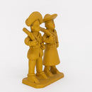 Escultura Casal Lampião e M. Bonita em Cerâmica