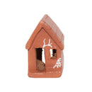 Escultura Casinha Barro em Cerâmica