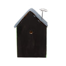 Escultura casinha madeira verde