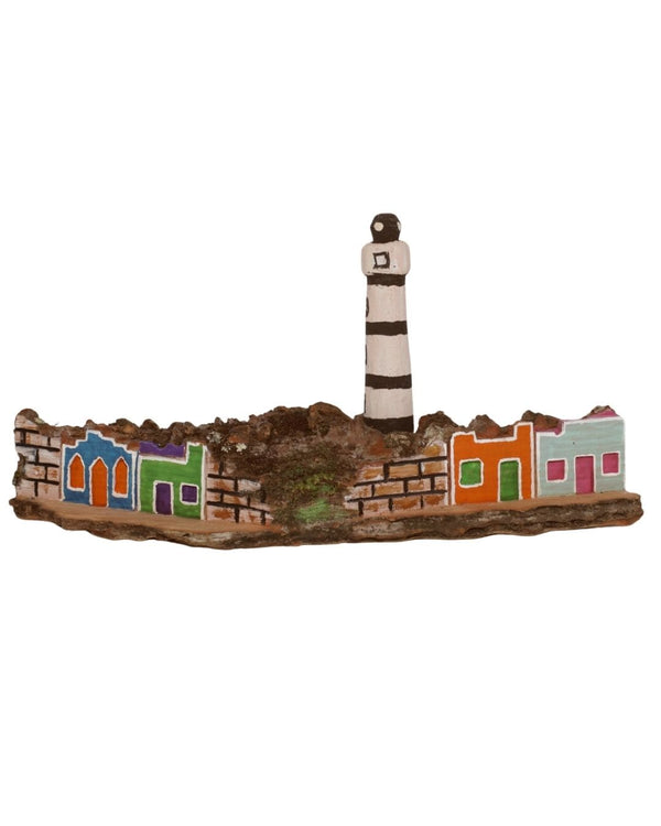 Escultura Casinha Talhada na Madeira 22