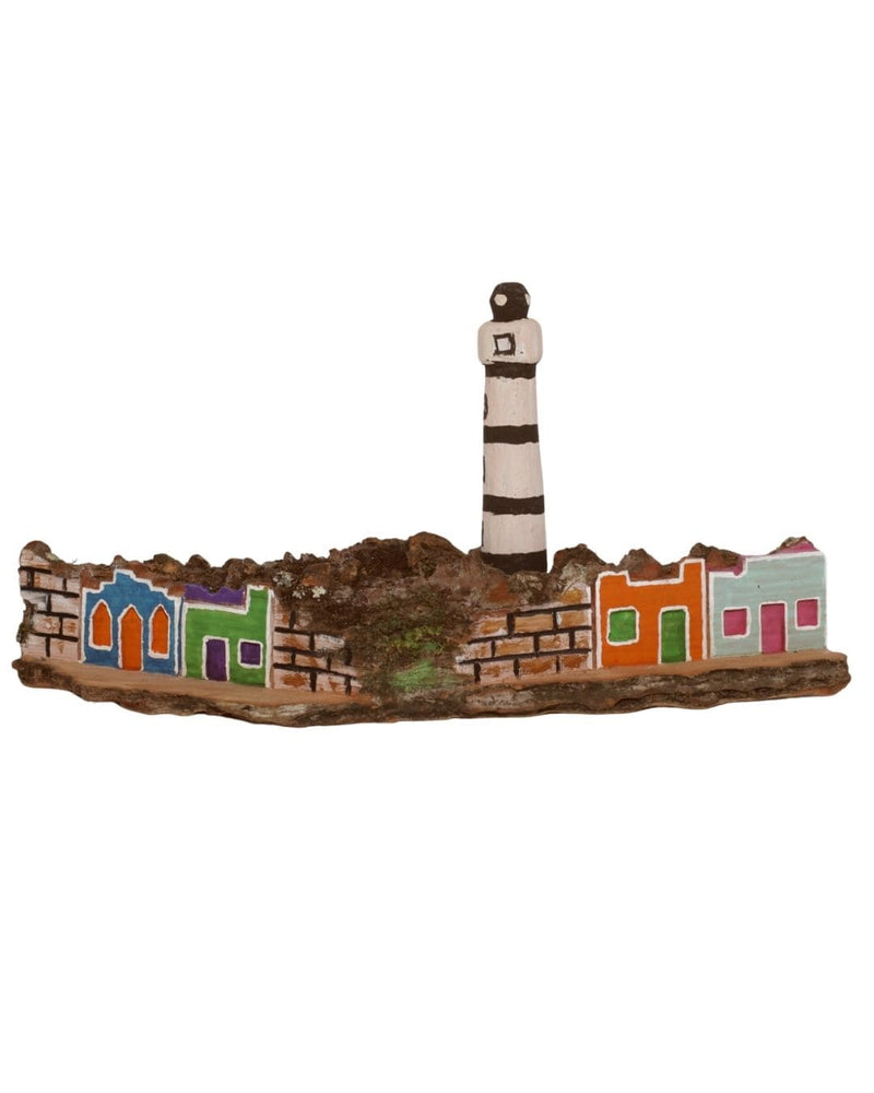 Escultura Casinha Talhada na Madeira 22