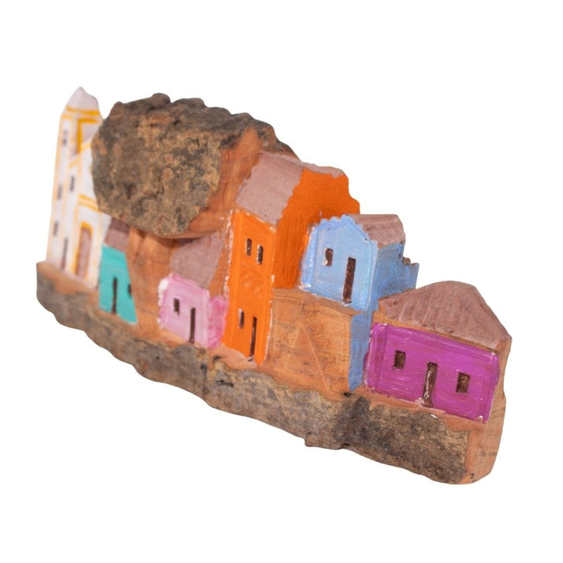 Escultura Casinha Talhada na Madeira CMS 04