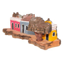 Escultura Casinha Talhada na Madeira CMS 05