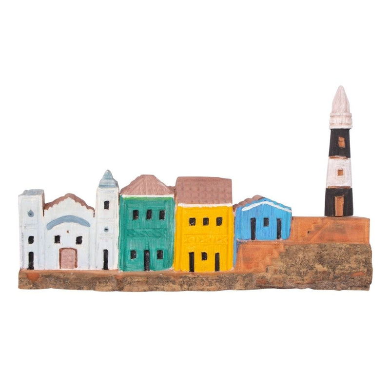 Escultura Casinha Talhada na Madeira CMS 10
