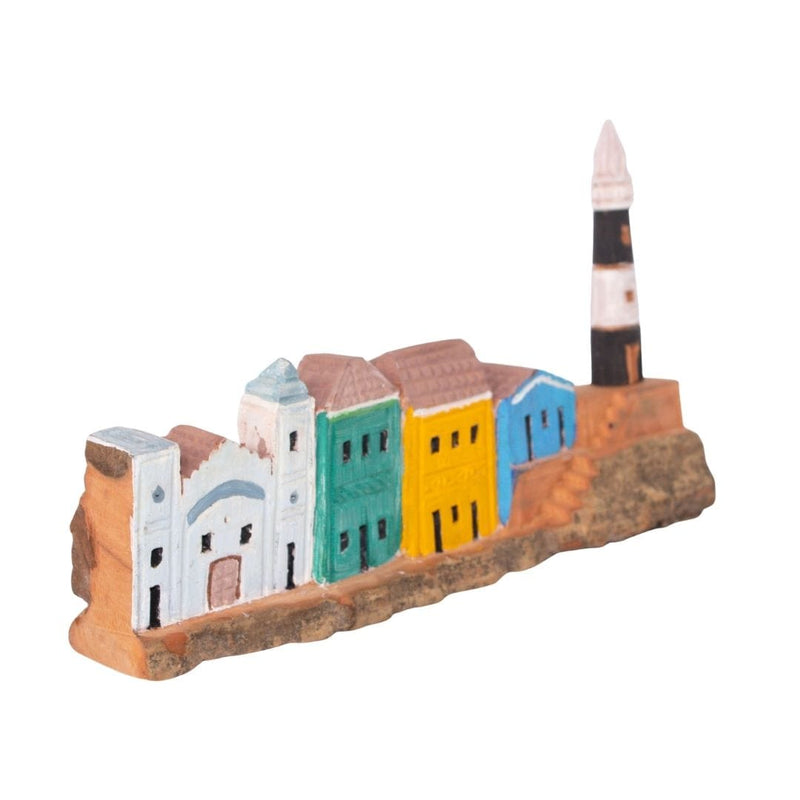 Escultura Casinha Talhada na Madeira CMS 10
