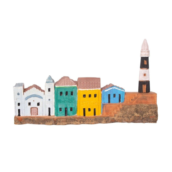 Escultura Casinha Talhada na Madeira CMS 10