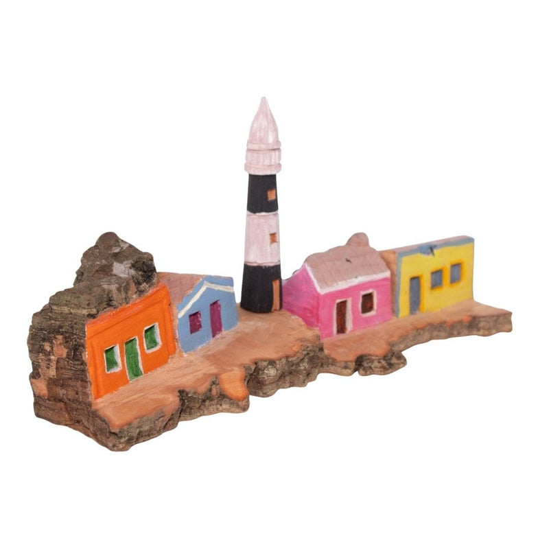Escultura Casinha Talhada na Madeira CMS 11