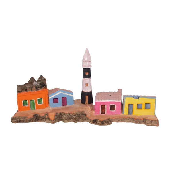 Escultura Casinha Talhada na Madeira CMS 11