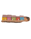 Escultura Casinha Talhada na Madeira CMS