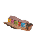 Escultura Casinha Talhada na Madeira CMS