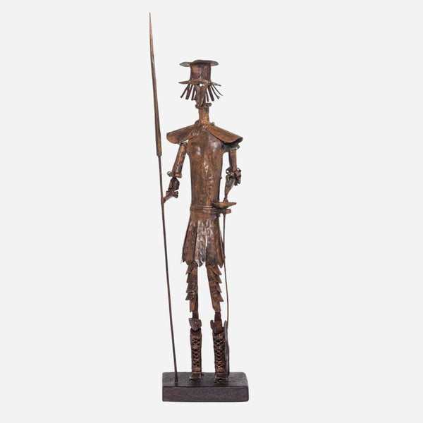 Escultura Don Quixote em Metal