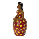 Escultura Dondoca charmosa vemelha