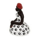 Escultura Dondoca  com vestido Branco