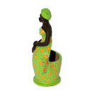 Escultura Dondoca Porta Guardanapos Verde