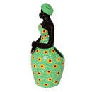 Escultura Dondoca tradicional porta Lápis em Cerâmica Verde