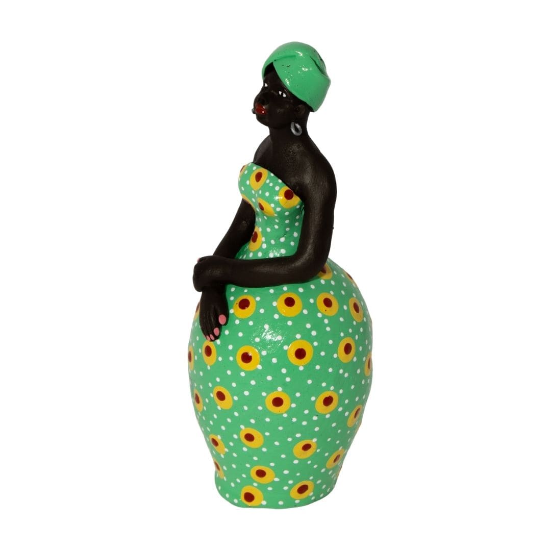 Escultura Dondoca Verde