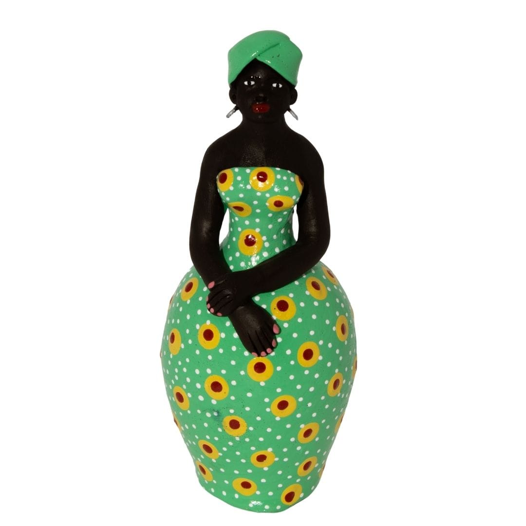 Escultura Dondoca Verde