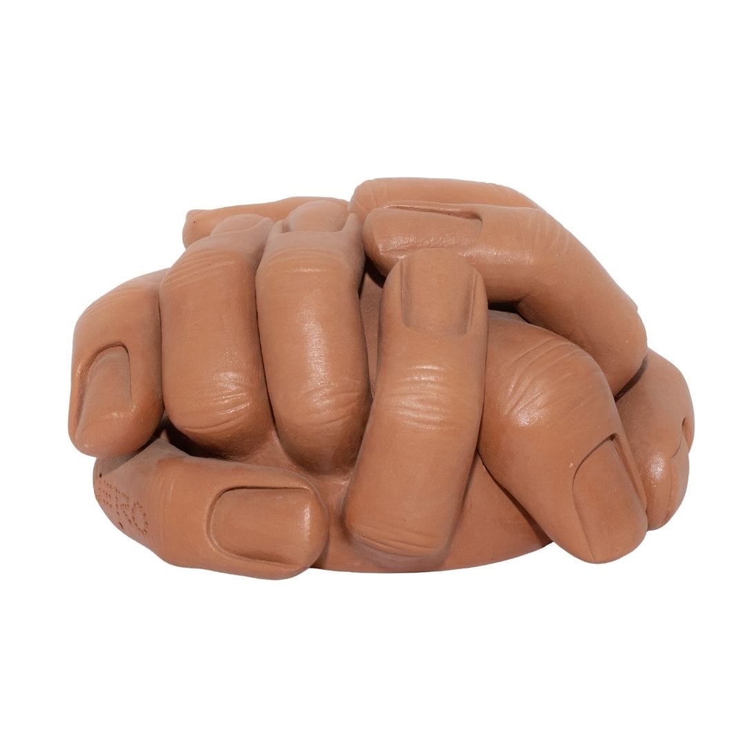 Escultura Entrelaçados em Cerâmica P