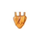 Escultura Ex-Voto Coração em Madeira