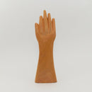 Escultura Ex-voto Coração na Mão em Madeira