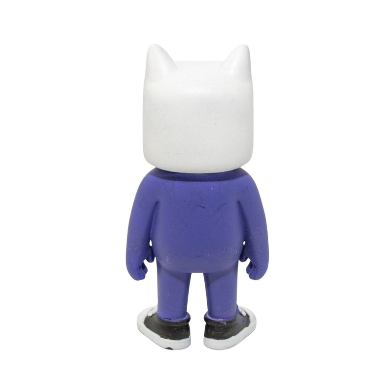 Escultura La Ursa em Resina - Branca e Azul