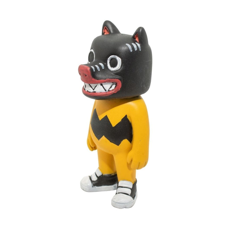 Escultura La Ursa em Resina - Preto e Amarelo
