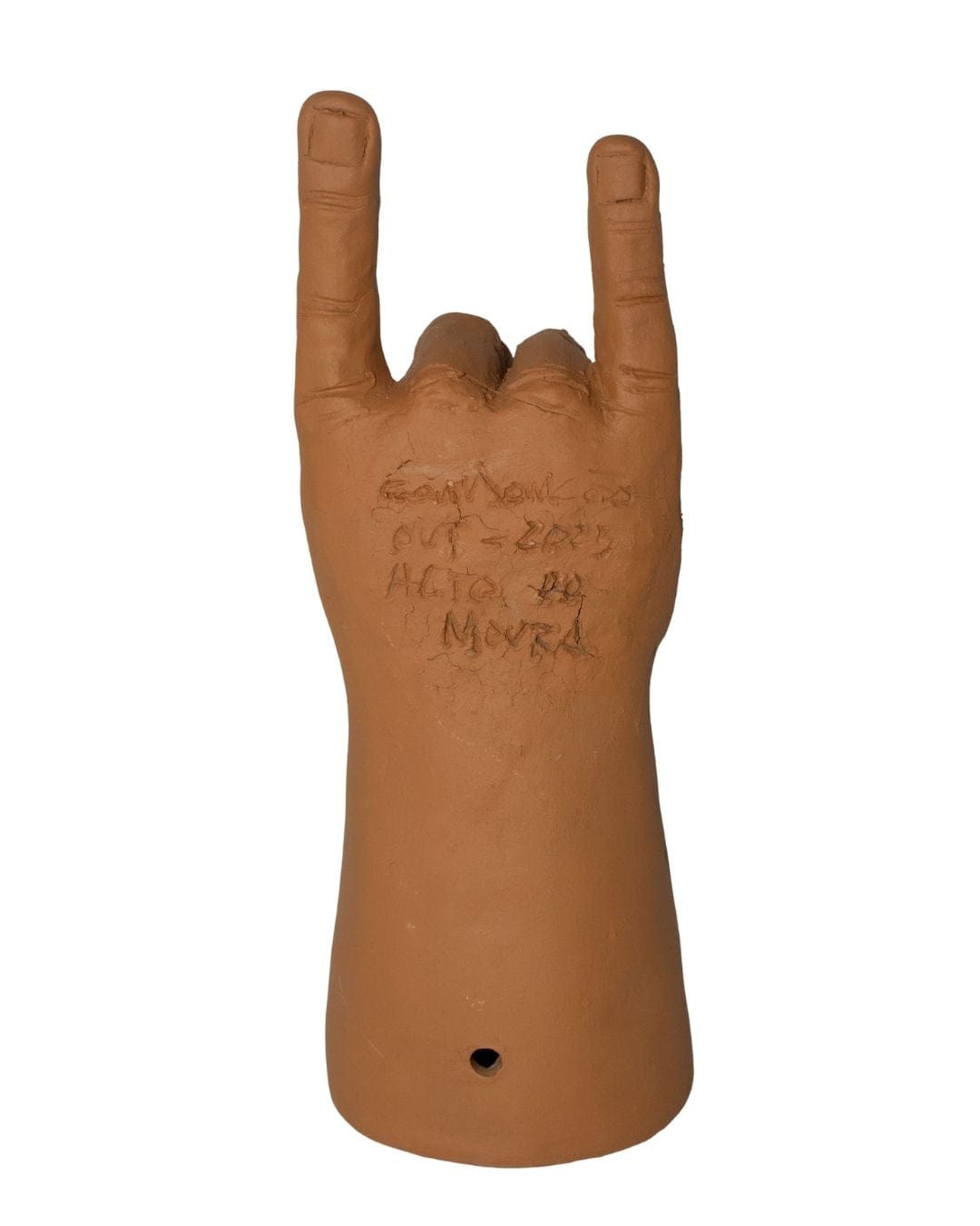 Escultura Mão Em Cerâmica