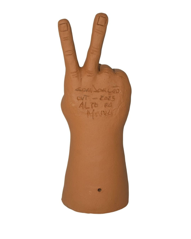 Escultura Mão Em Cerâmica