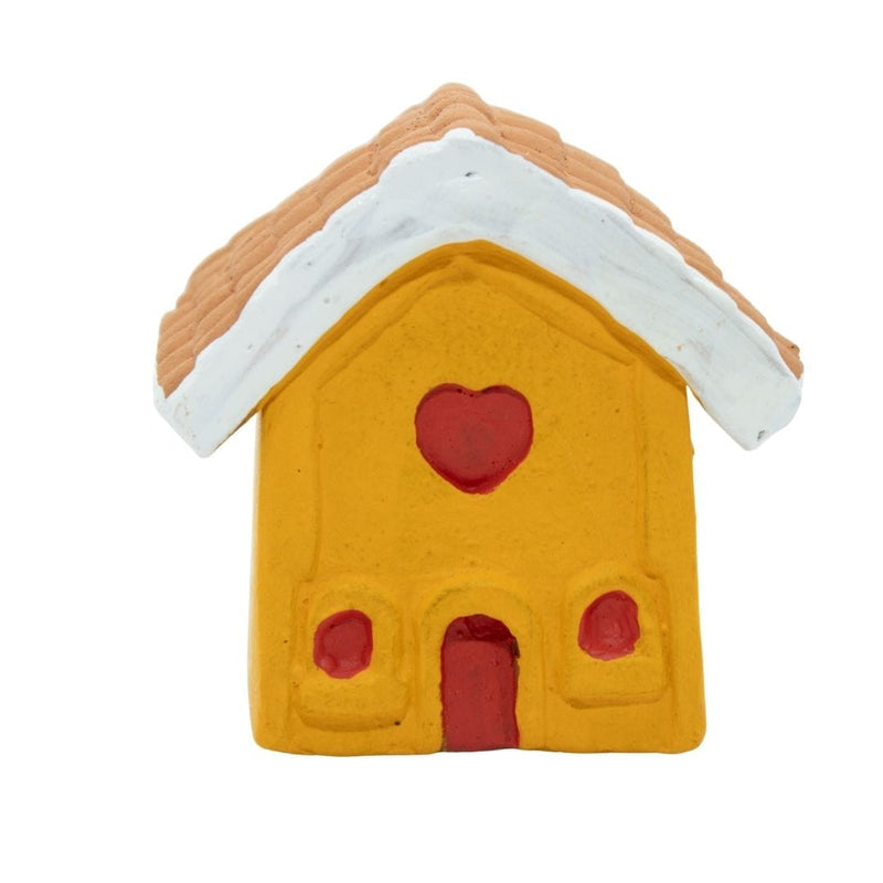 Escultura Miniatura Casinha Amarela