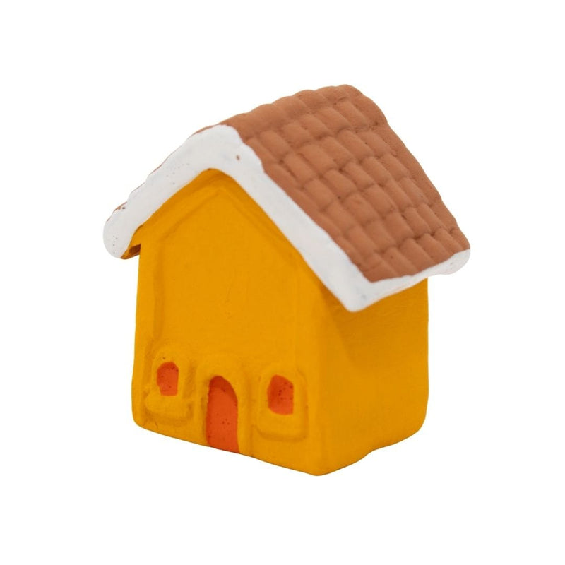 Escultura Miniatura Casinha Amarela