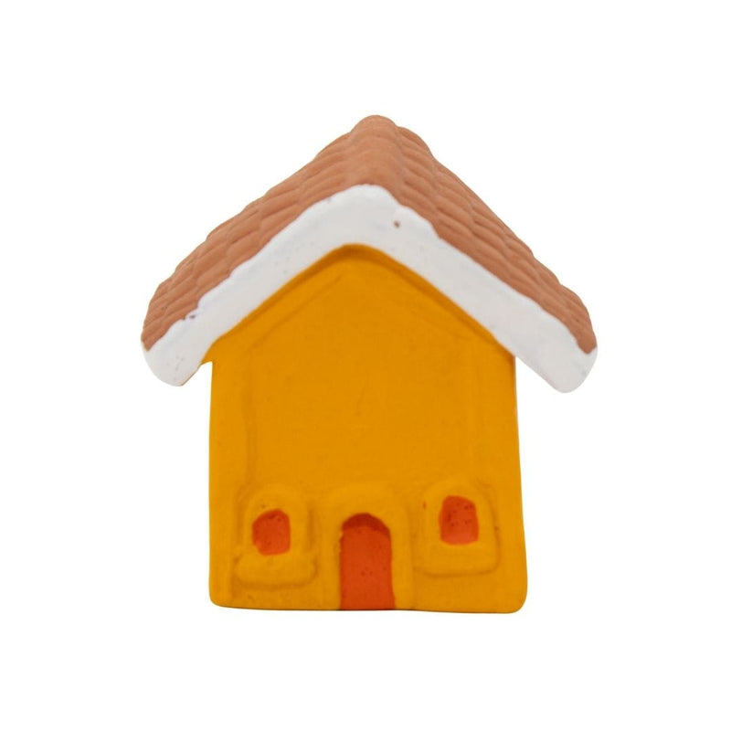 Escultura Miniatura Casinha Amarela