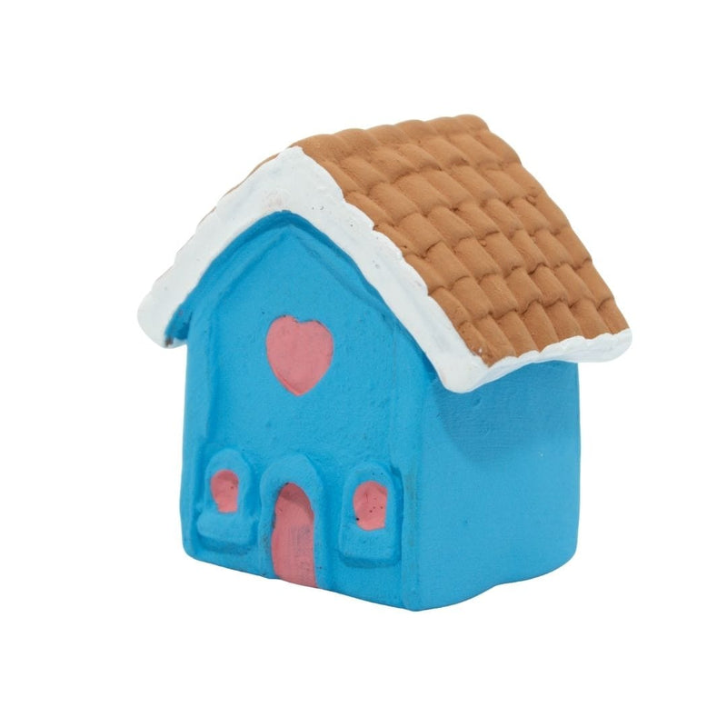 Escultura Miniatura Casinha Azul