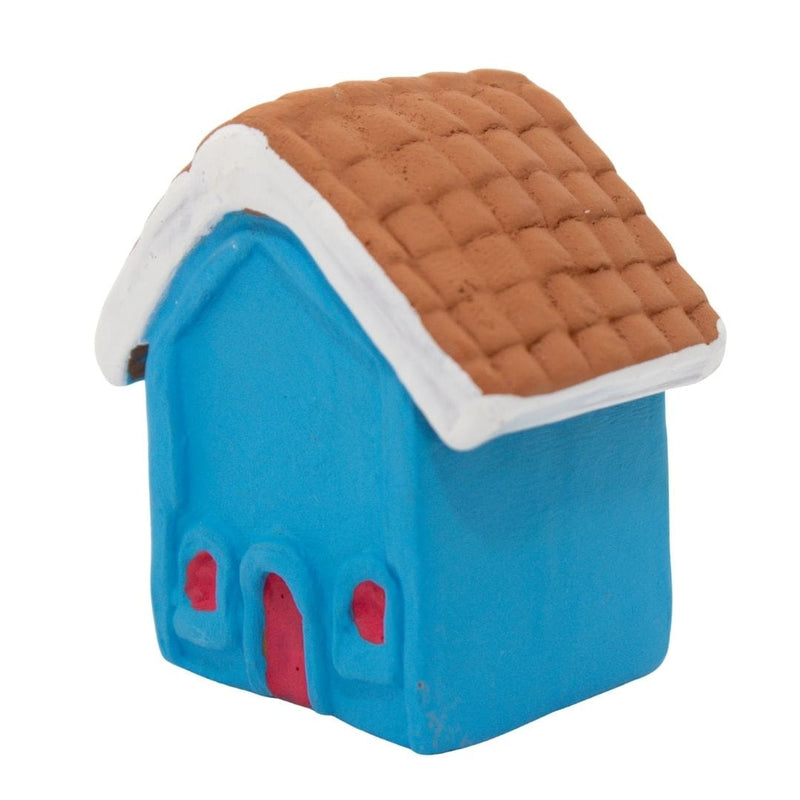 Escultura Miniatura Casinha Azul