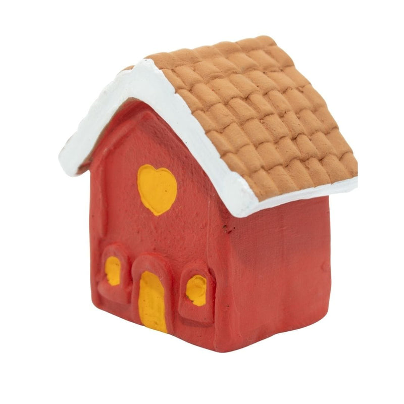 Escultura Miniatura Casinha Laranja
