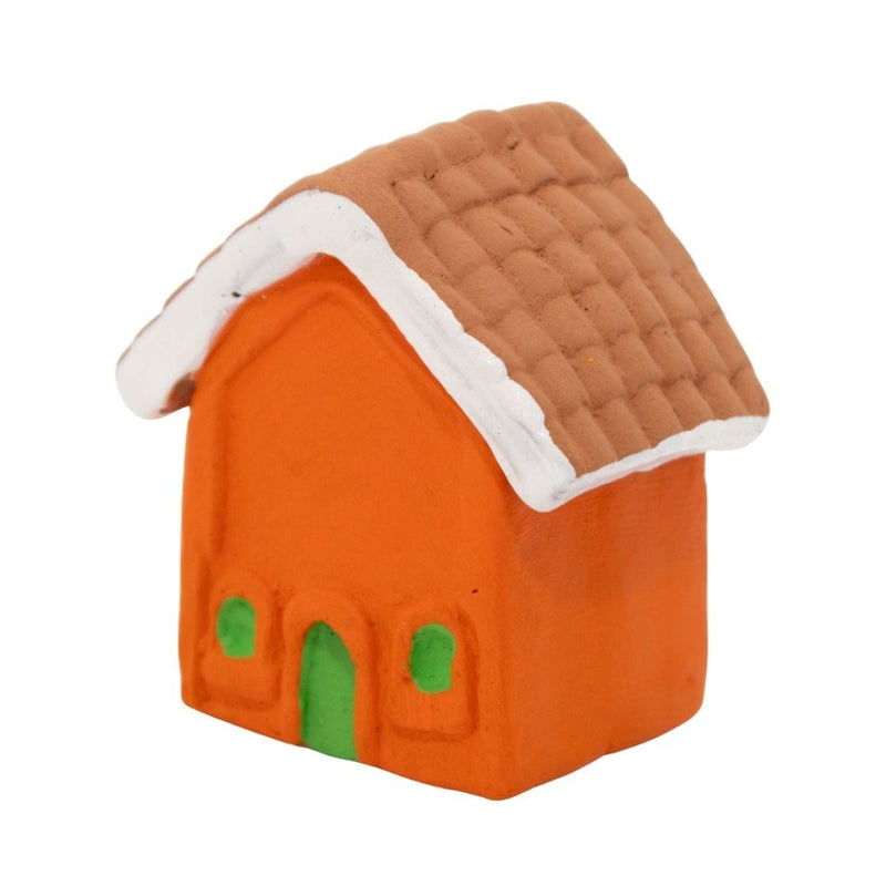 Escultura Miniatura Casinha Laranja
