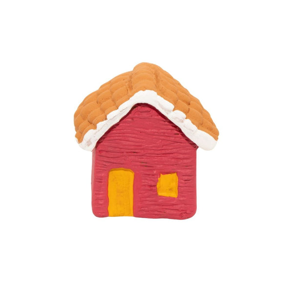 Escultura Miniatura Casinha Rosa