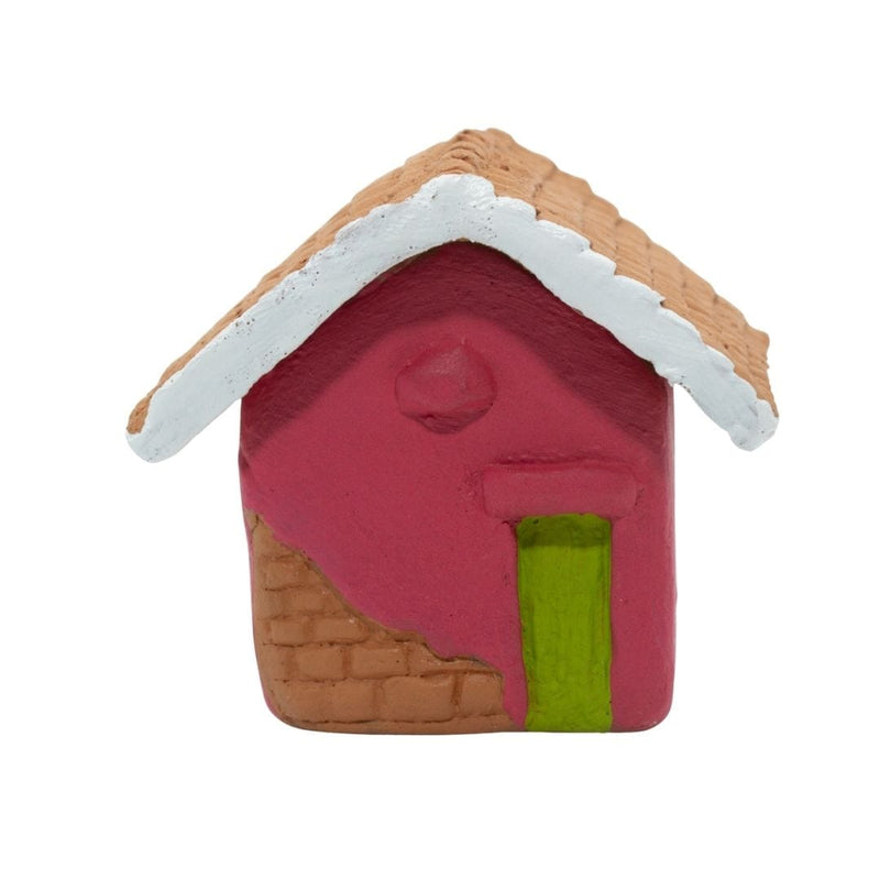 Escultura Miniatura Casinha Rosa