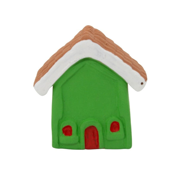 Escultura Miniatura Casinha Verde