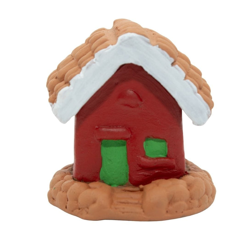 Escultura Miniatura Casinha Vermelha