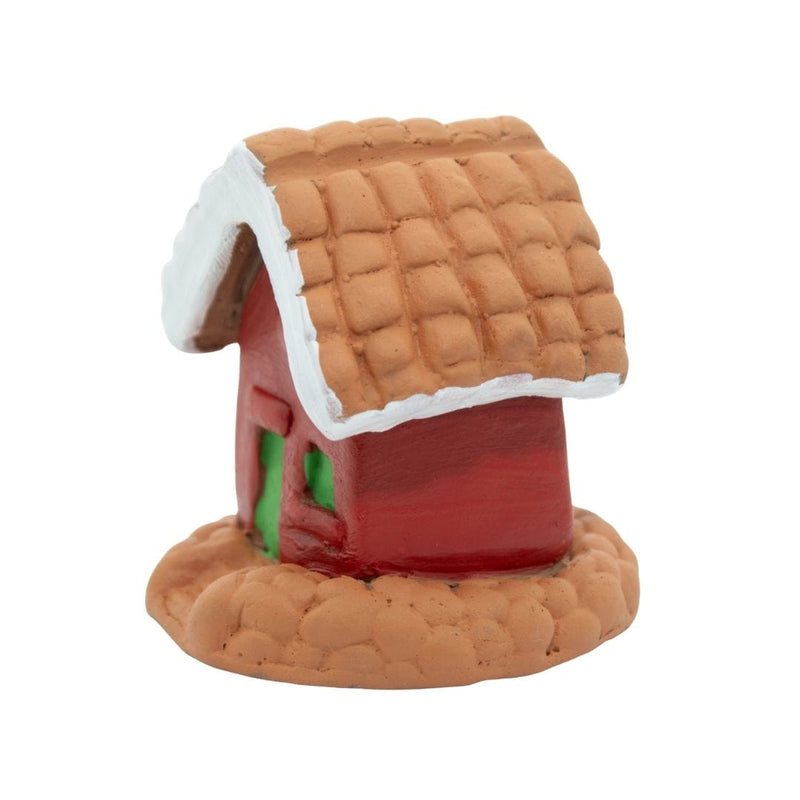 Escultura Miniatura Casinha Vermelha