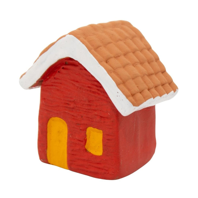 Escultura Miniatura Casinha Vermelha