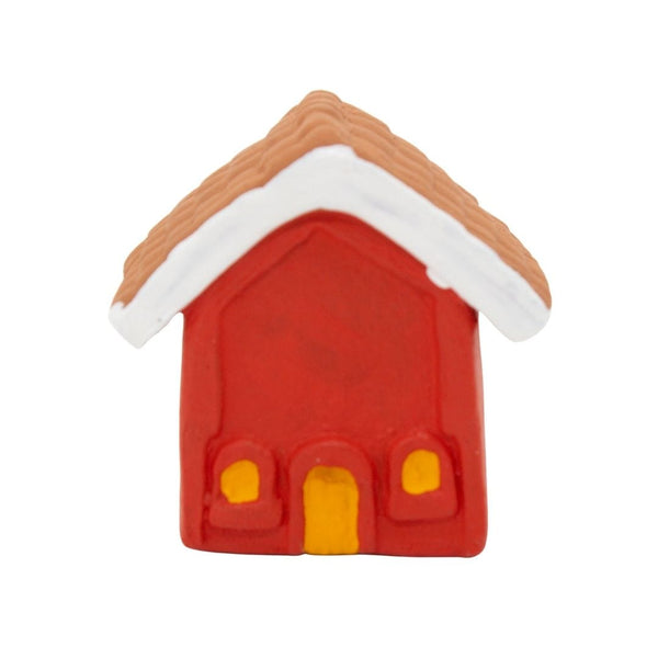 Escultura Miniatura Casinha Vermelha