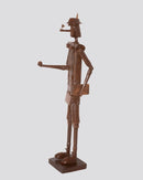 Escultura Pinóquio em Metal